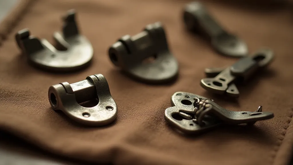 Collection of antique sewing machine feet