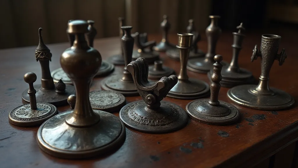 Collection of antique sewing machine feet