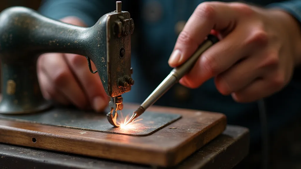 Craftsman Repairing Sewing Foot