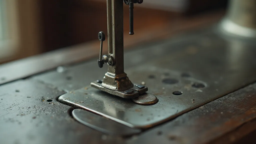 Antique Singer buttonhole foot