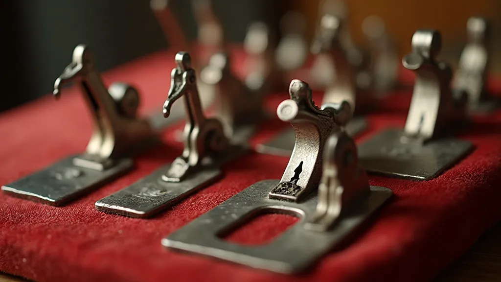 Collection of vintage sewing machine feet