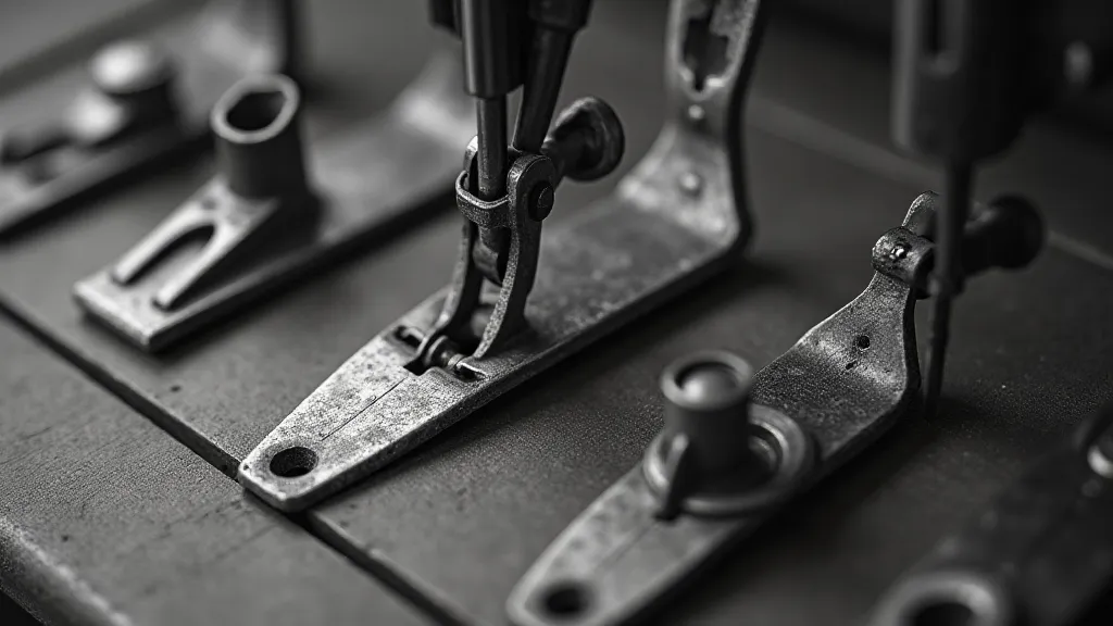 Collection of vintage sewing machine feet