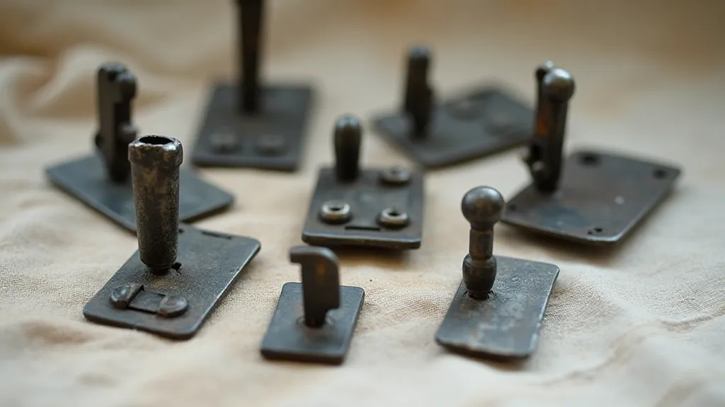 Collection of antique sewing machine feet