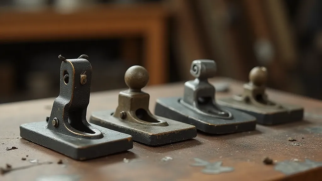 Collection of vintage zigzag presser feet