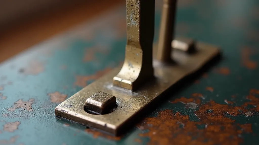 Vintage Singer Sewing Machine Foot Patina